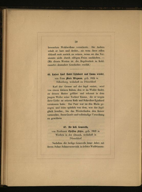 Die heilige Genoveva