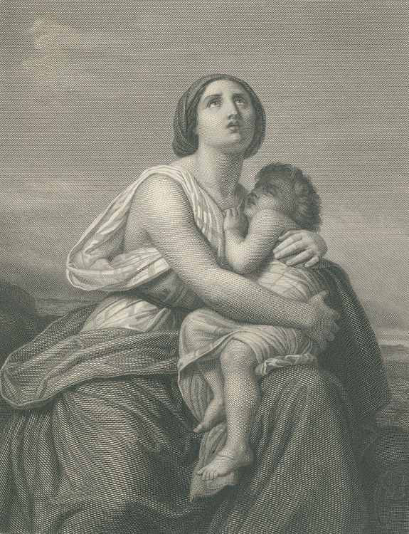 Hagar und Ismael (Stang)