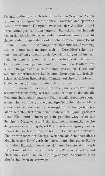 Portrait Amalie Becker (geb. Spönemann)