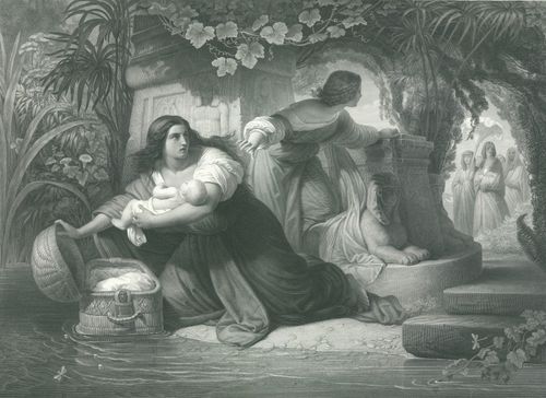 Die Aussetzung Moses (2. Version)